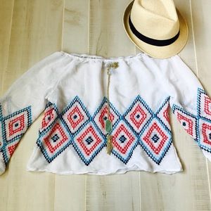 Lord & Taylor Off the shoulder top size M